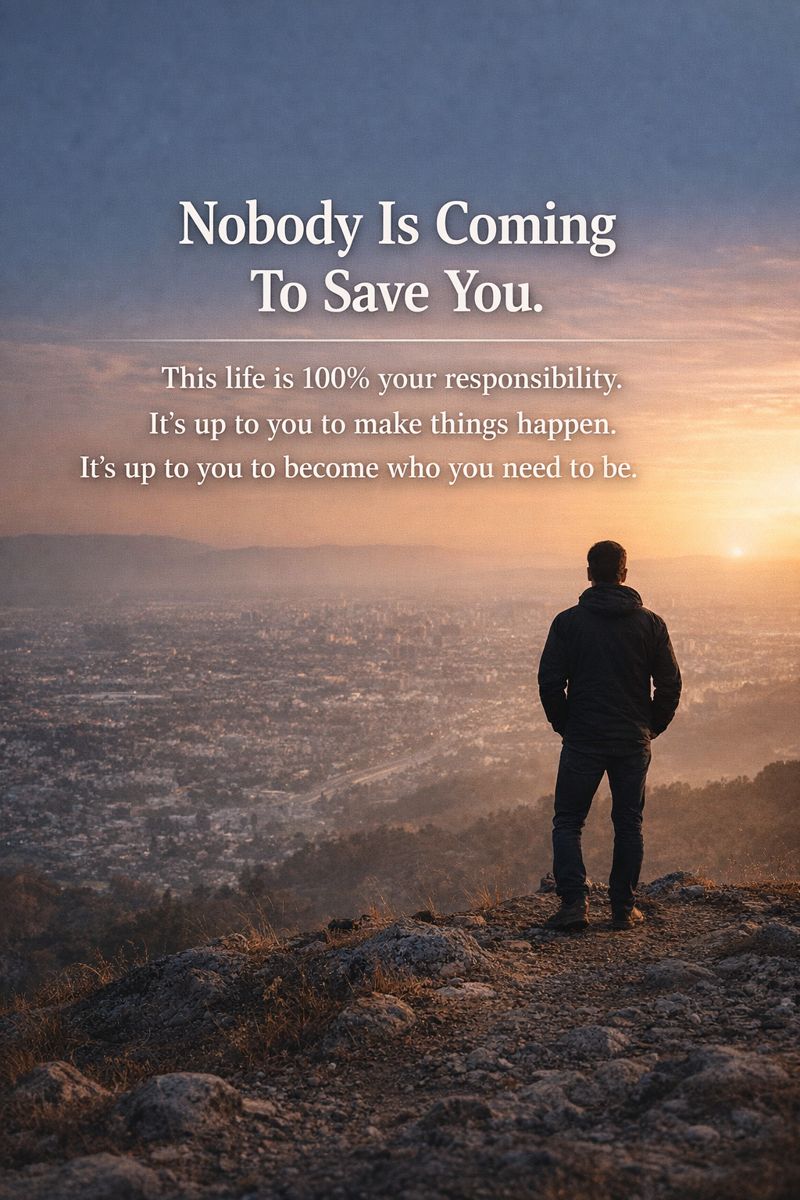 Nobody Is Coming to Save You-By Edwin Mbuvi